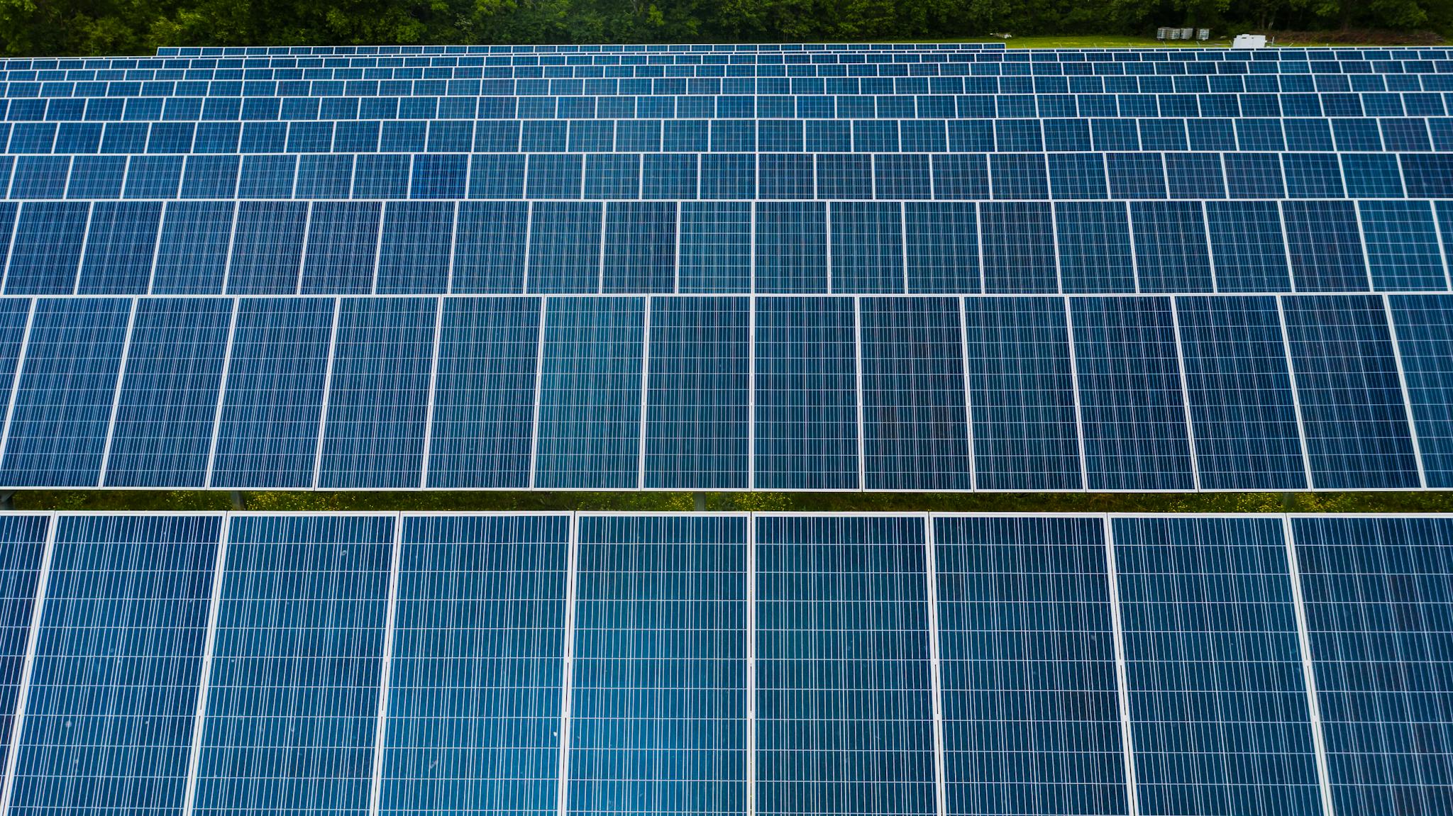 Solar panel installation